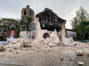 Century-old Daanbantayan Church partially collapses after powerful quake