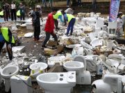 Authorities dispose of over 30,000 uncertified ceramic, steel products in Marikina