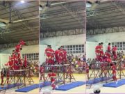 Watch: Acrobatic exhibition mishap during performance in Davao Occidental