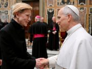 Pope hosts Hollywood stars at Vatican, laments decline in movie-going