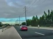 Dashcam captures reckless jaywalking on SLEX