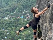 ‘Maui Wowie hiker version’: Woman strikes daring poses on a narrow ledge at Mt. Pamitinan in Montalban
