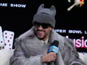 Bad Bunny enjoying Super Bowl moment, no mention of ICE with press