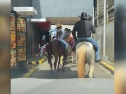 ‘Balik muna sa kalesa’: Horseback riders make unusual stop at Bukidnon drive-thru