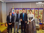 South Korean president reunites with Filipino worker he helped 30 years ago