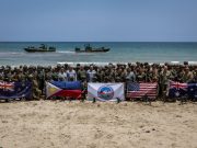 Philippines and US stage counter-landing drills with allies near South China Sea