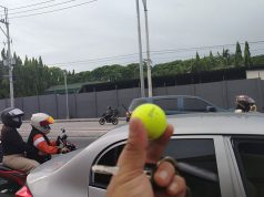 Motorist raises concern over stray golf balls near Camp Aguinaldo
