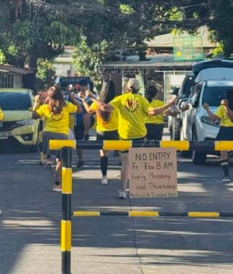 Pinoys raise eyebrows over street closure for Zumba activity