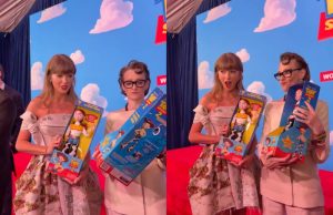 Taylor Swift surprises with performance at ‘Toy Story 5’ premiere in Hollywood