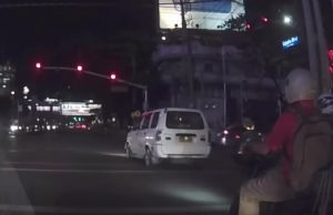 ‘Kawalan ng disiplina’: UV Express caught on dashcam beating red light at Metro Manila intersection