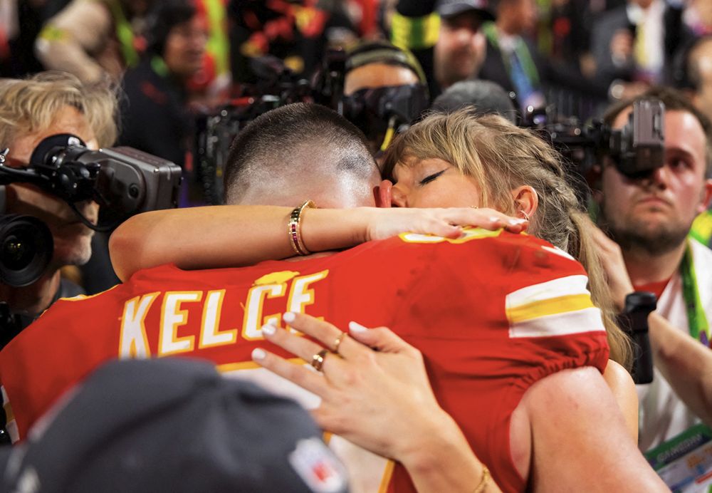 Taylor Swift and Travis Kelce